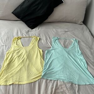 Buckle open back tanks